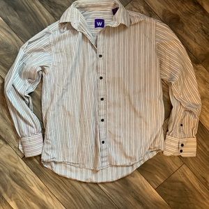 Striped button up